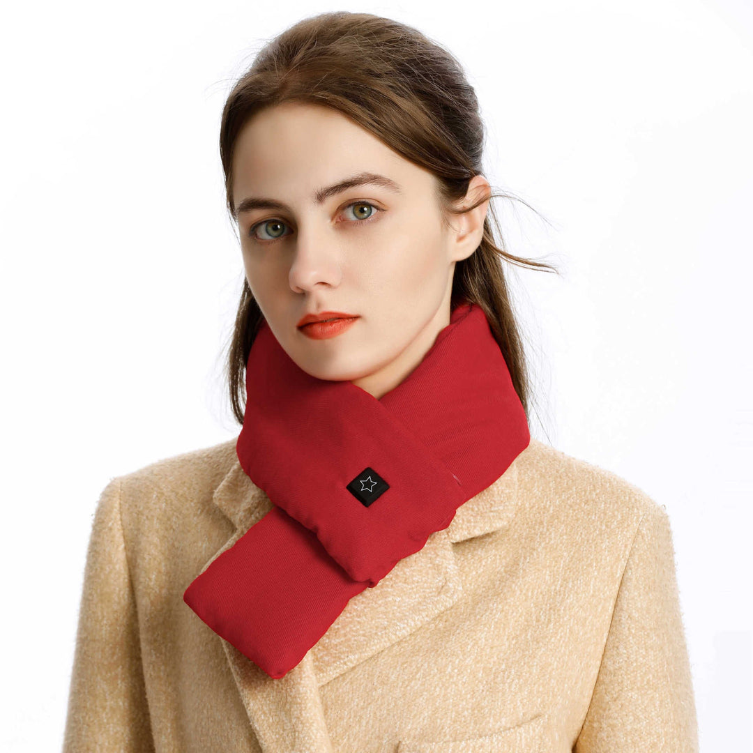 Heated cotton scarf with graphene heating