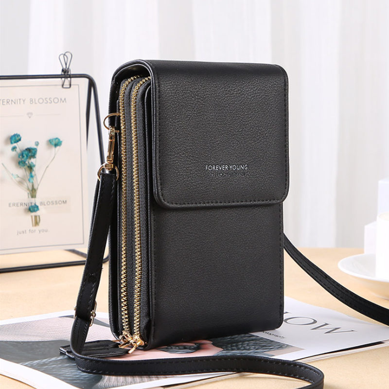 Touchscreen Phone Bag with Wallet Function – Compact Crossbody for Everyday Use