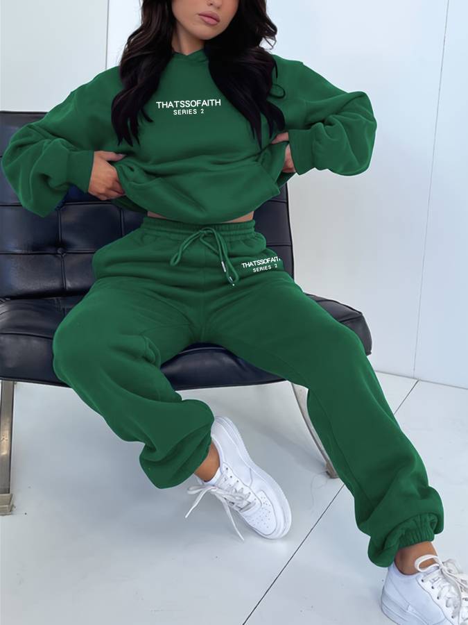 Casual Women's Joggers & Sweatshirt Set - Harper