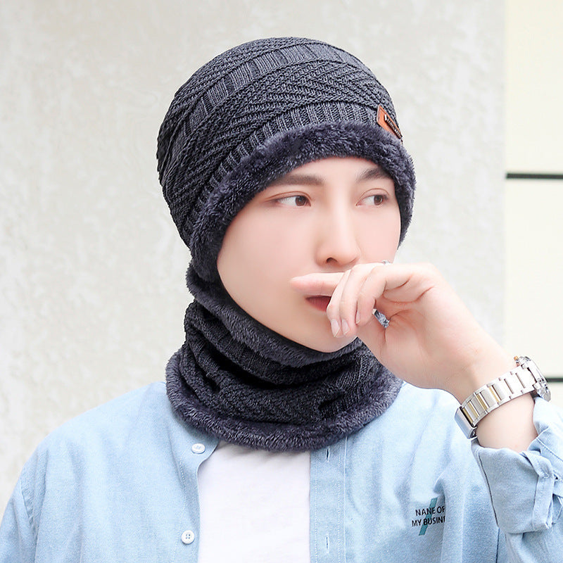 Knitted balaclava with neck warmer – warm and windproof