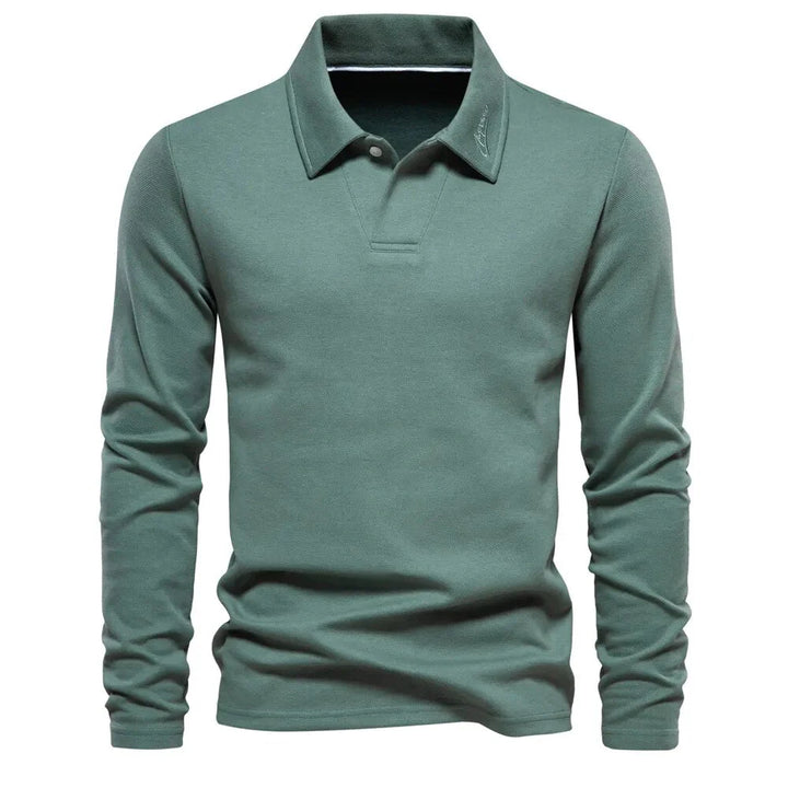 Alonso Men's Casual Polo Sweater – Timeless Comfort for Everyday Wear