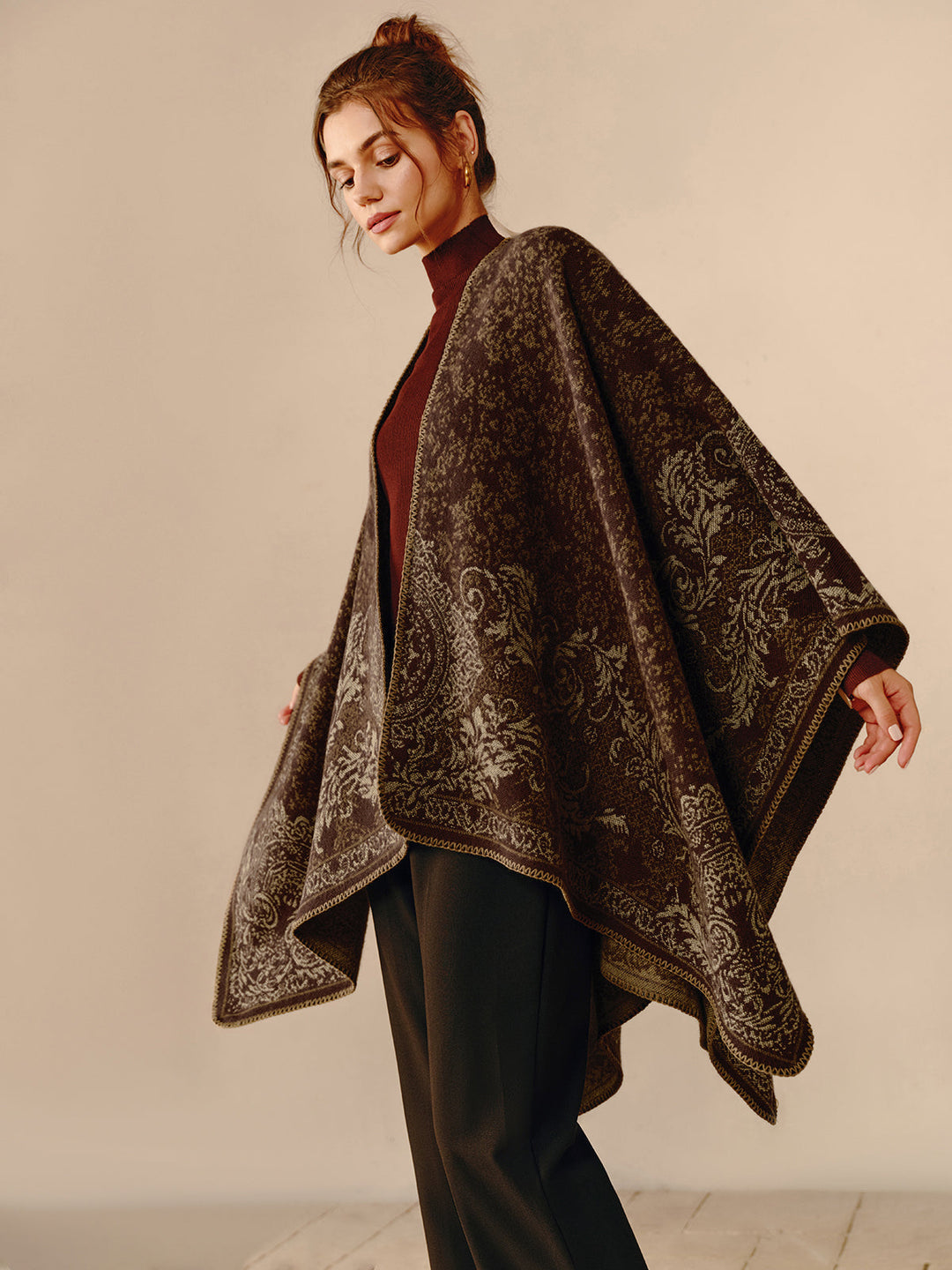 Boho Reversible Poncho – Seraphina