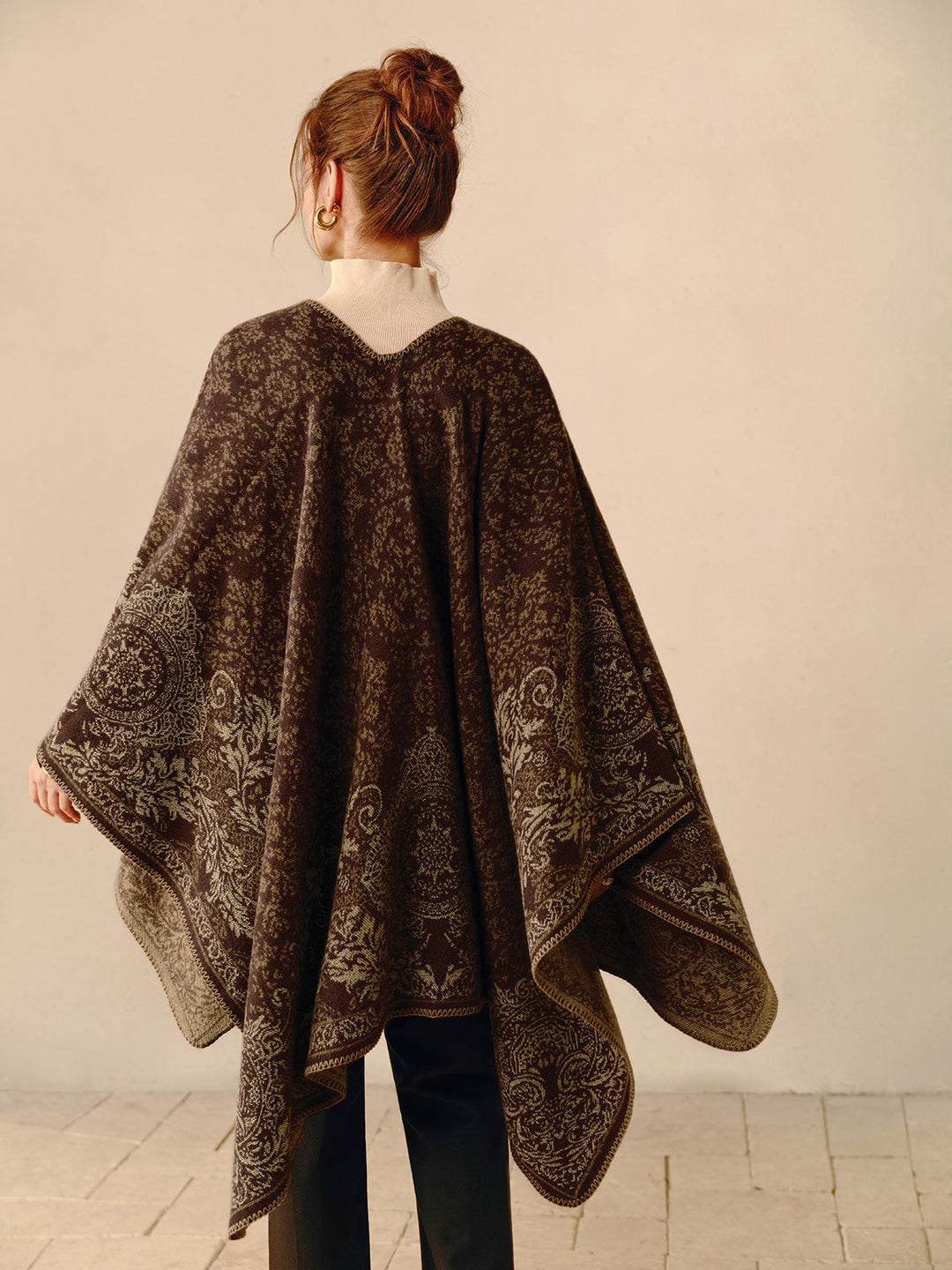 Boho Reversible Poncho – Seraphina