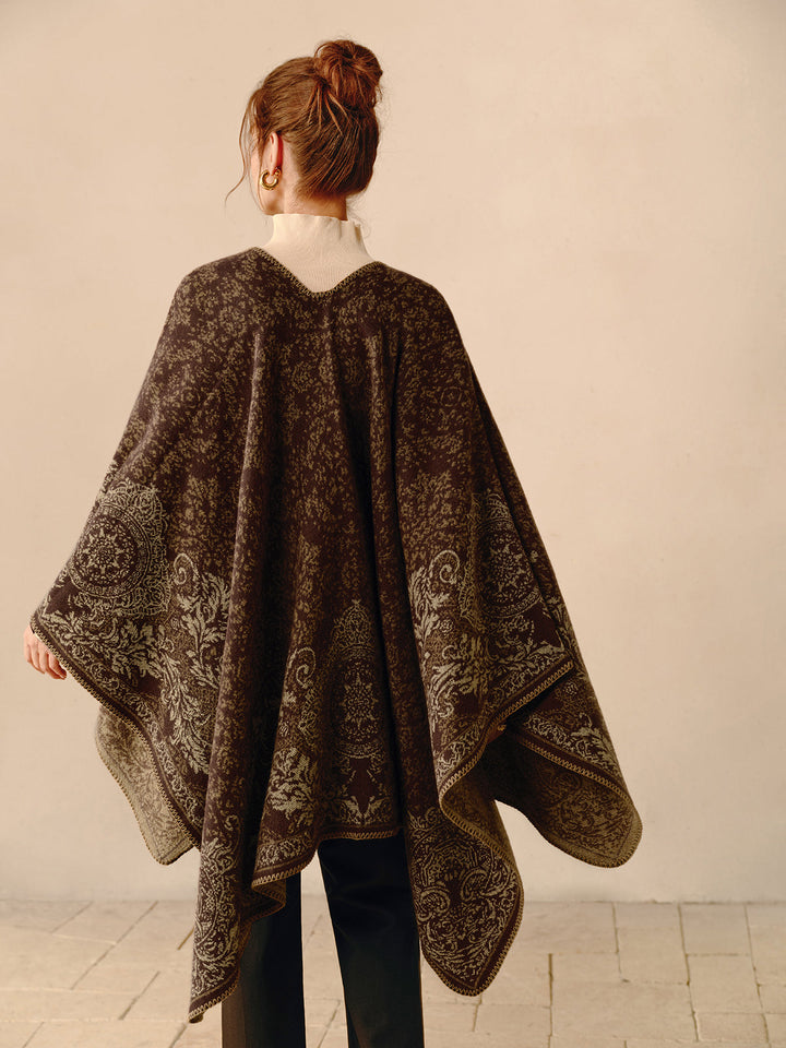 Boho Reversible Poncho – Seraphina