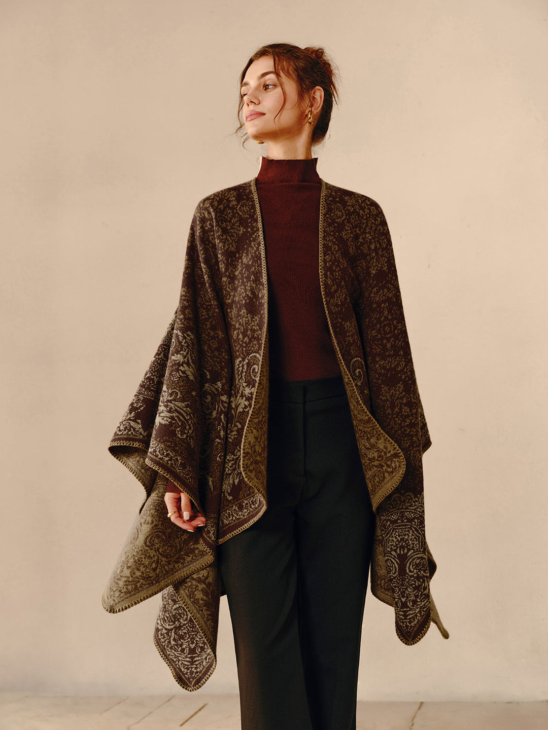 Boho Reversible Poncho – Seraphina