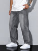 Baggy Jeans - Wide Denim Trousers with a Washed Look