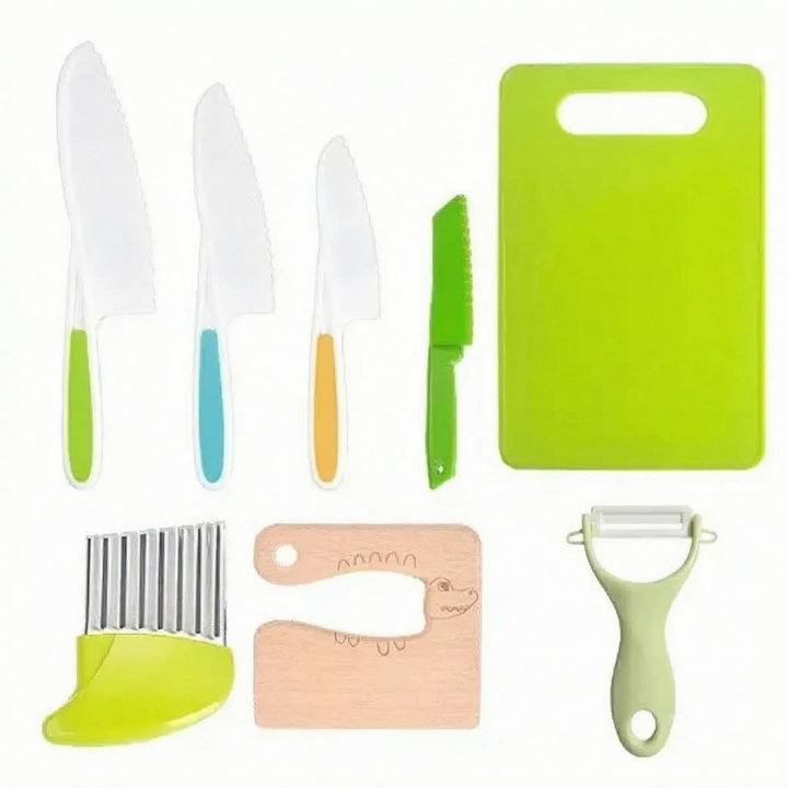 Montessori Beginner Set with Child's Knife - Kitcharo