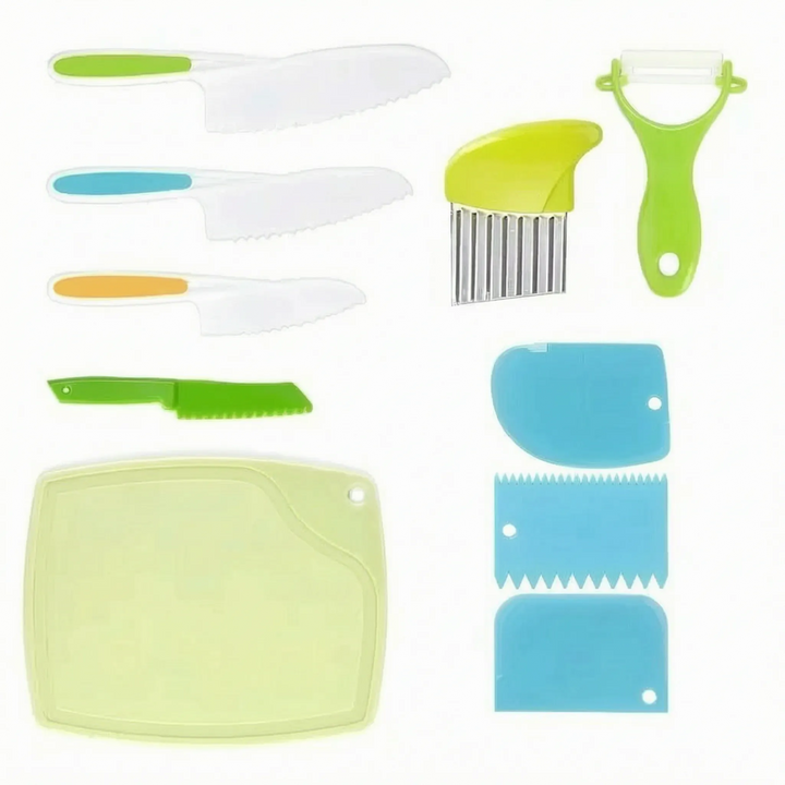 Montessori Beginner Set with Child's Knife - Kitcharo
