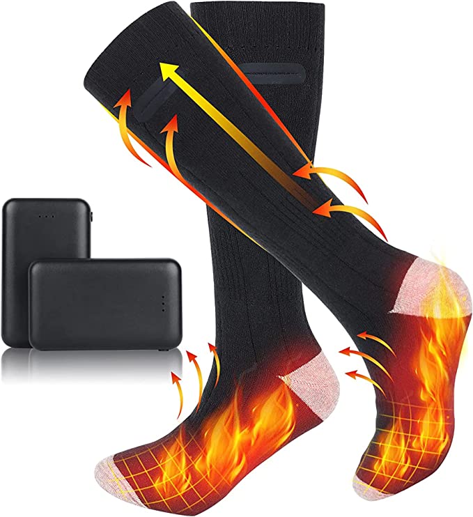 Women's heated socks with 3 settings up to 48 °C