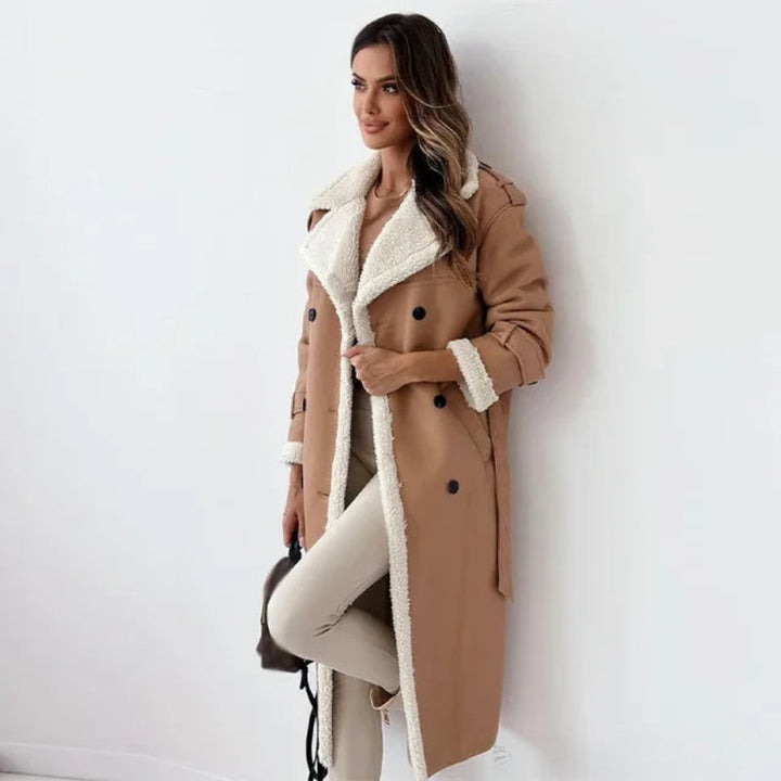 Women's Button Down Long Coat