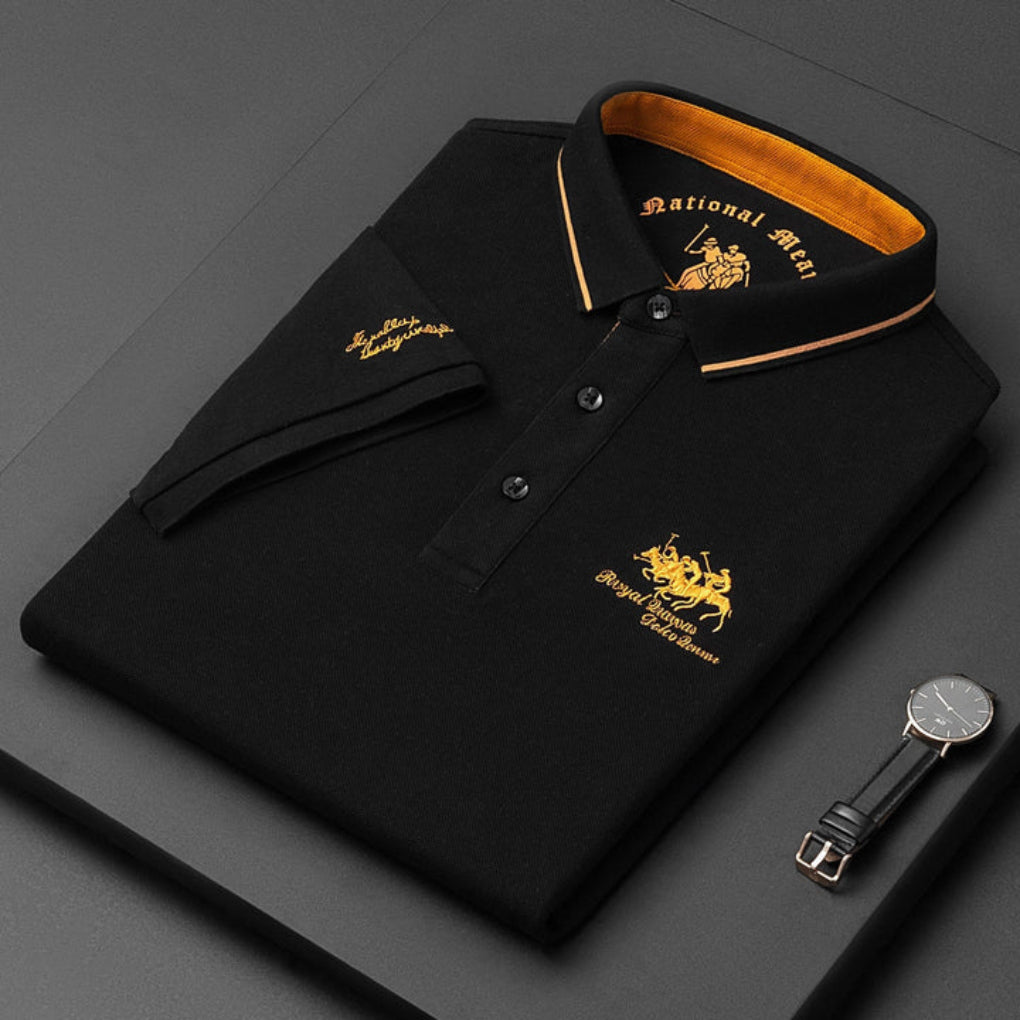 Men’s Casual Button Down Polo Shirt