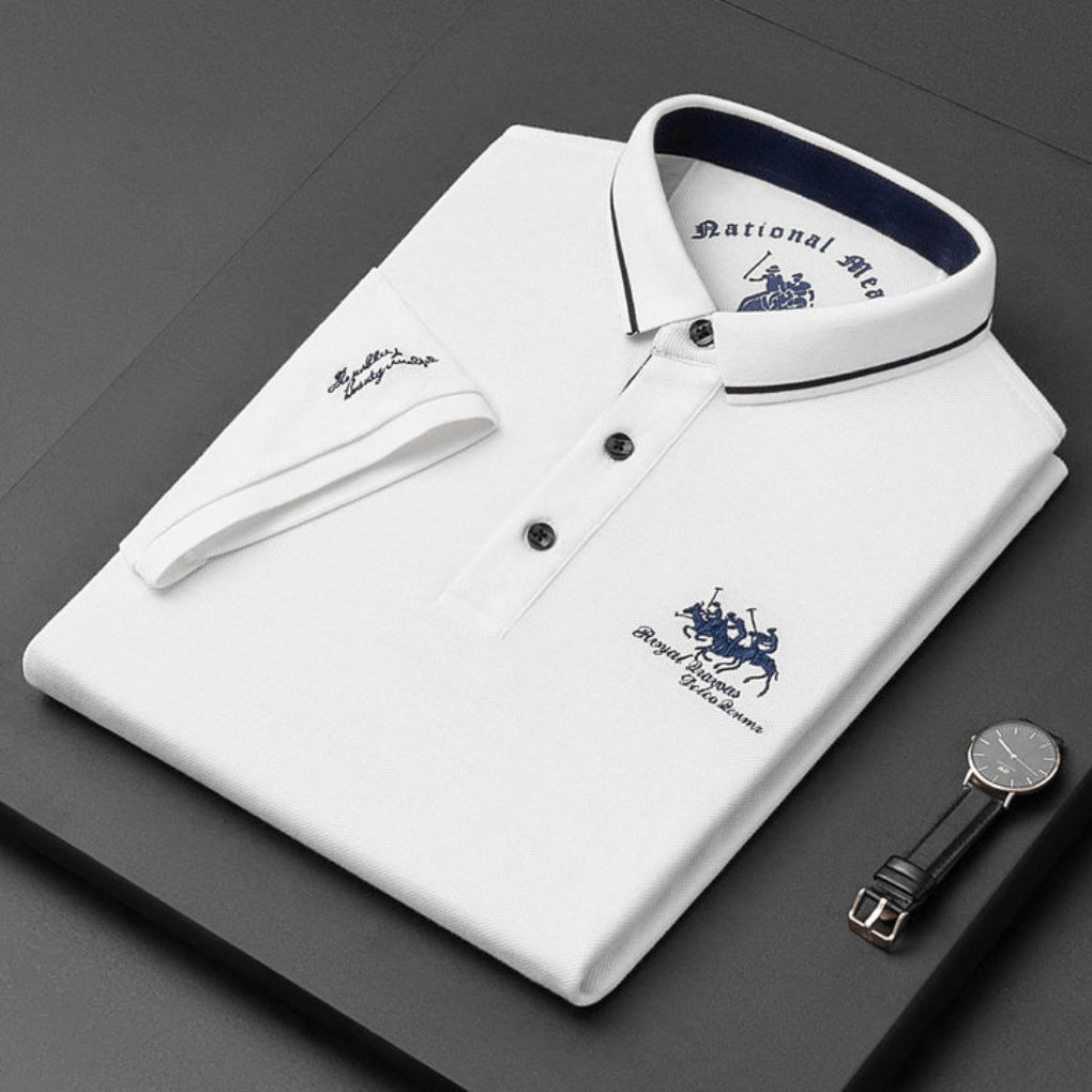 Men’s Casual Button Down Polo Shirt