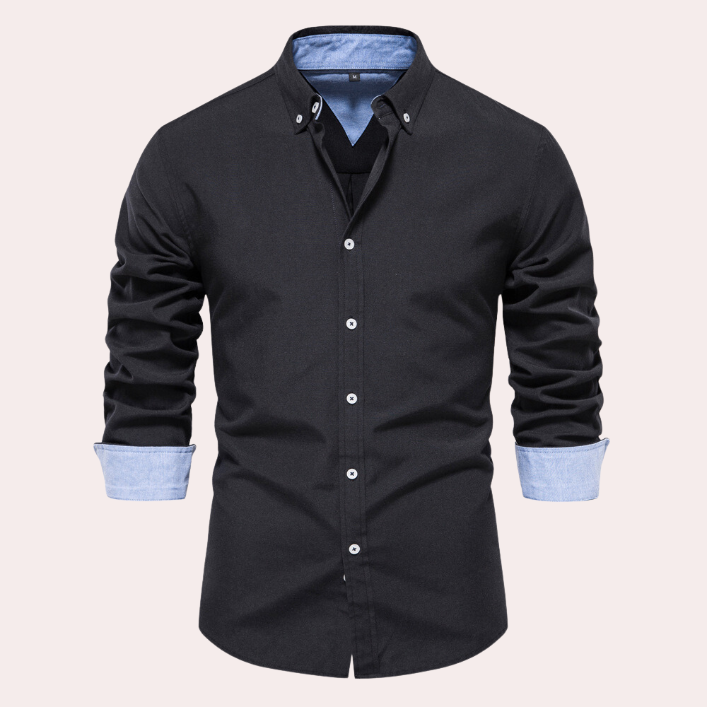Casual Long Sleeve Men's Shirt - Remy