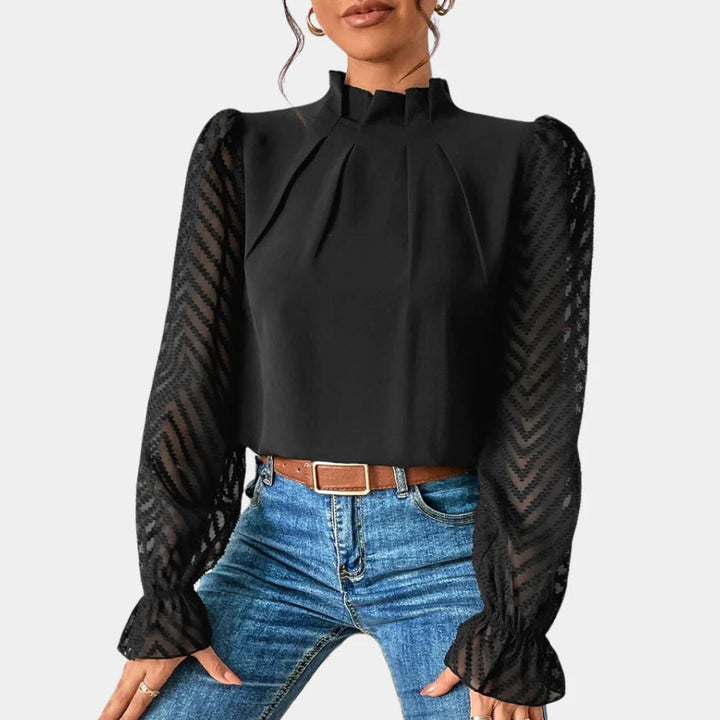 Elegant Women's Long Sleeve Top