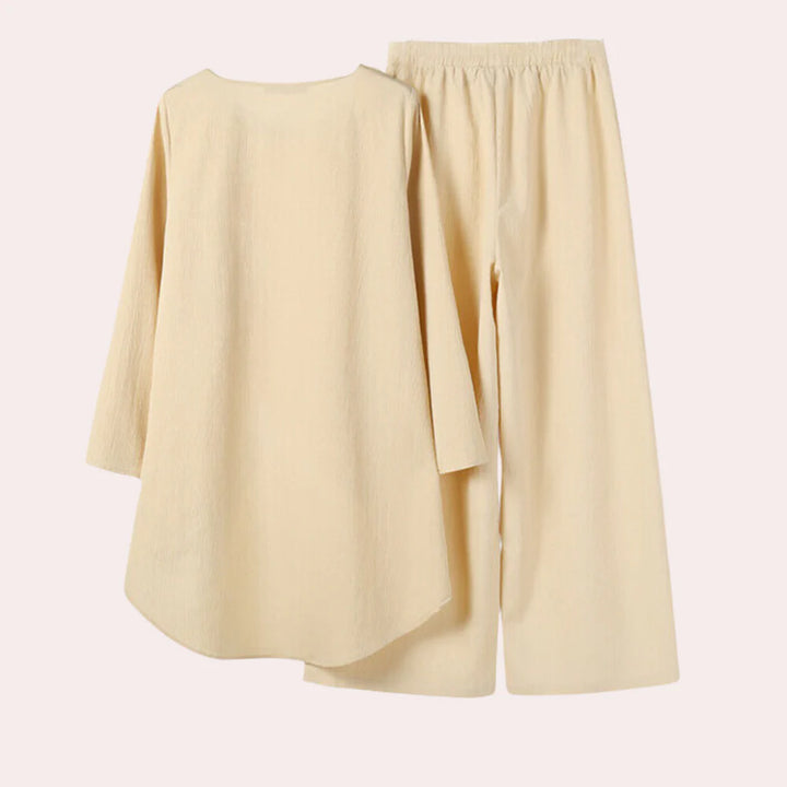 Elegant 2-Piece Pantsuit Set for Women
