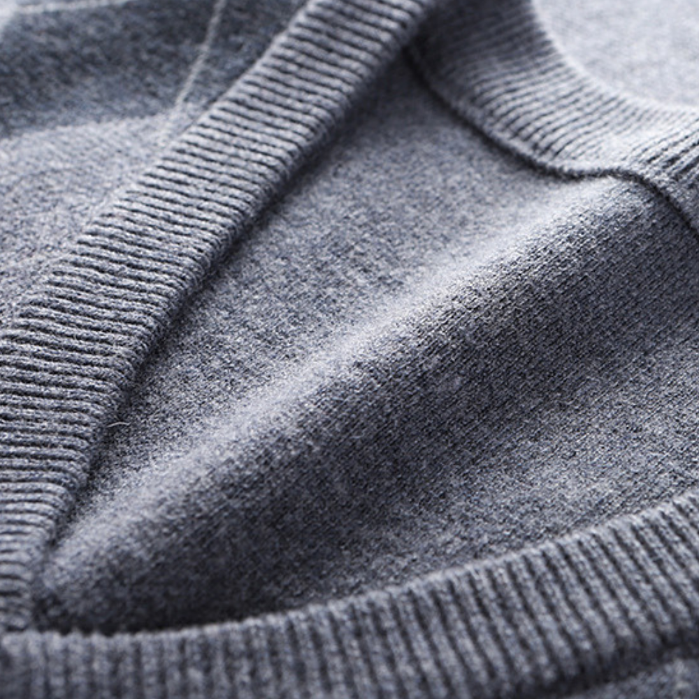 Men's Jumper with Stylish Argyle Pattern - Felix