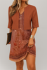 Elegant Two Piece Long Skirt Dress