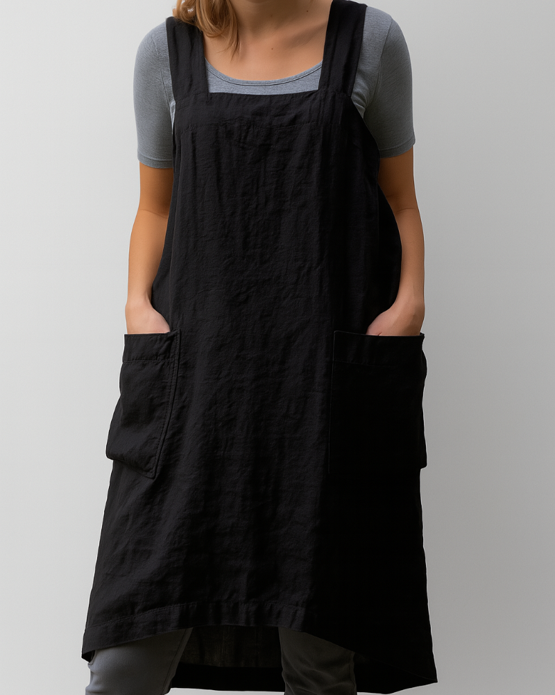 Women’s Apron Style Dress with Pockets
