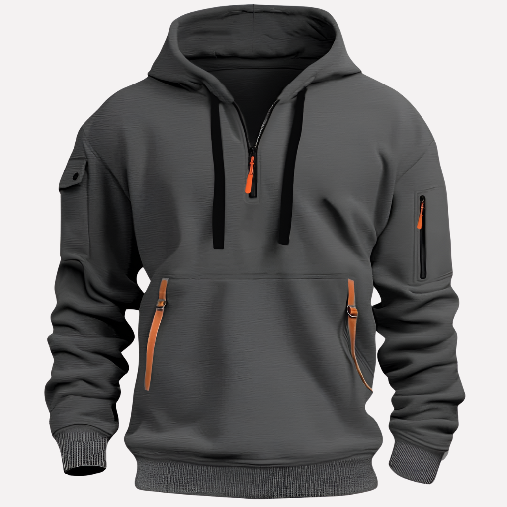 Men’s Hoodie with Adjustable Hood
