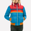 Women’s Quilted Jacket with Hood and Zipper