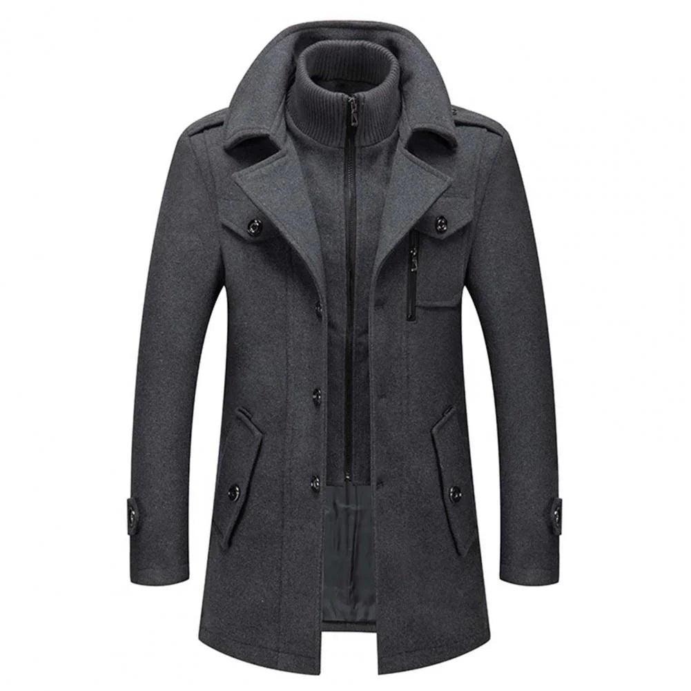 Two-Piece Winter Coat for Men: Warmth and Style Combined
