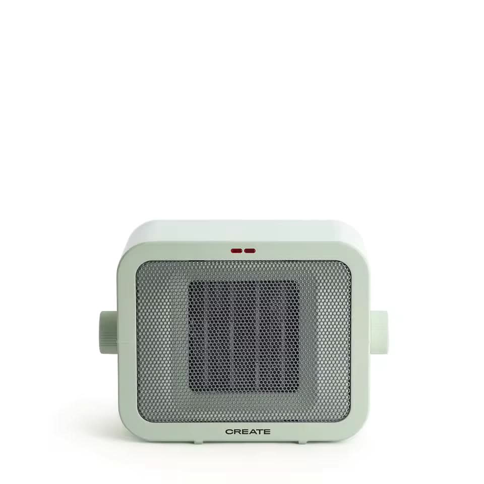 1500 W ceramic fan heater with overheating protection