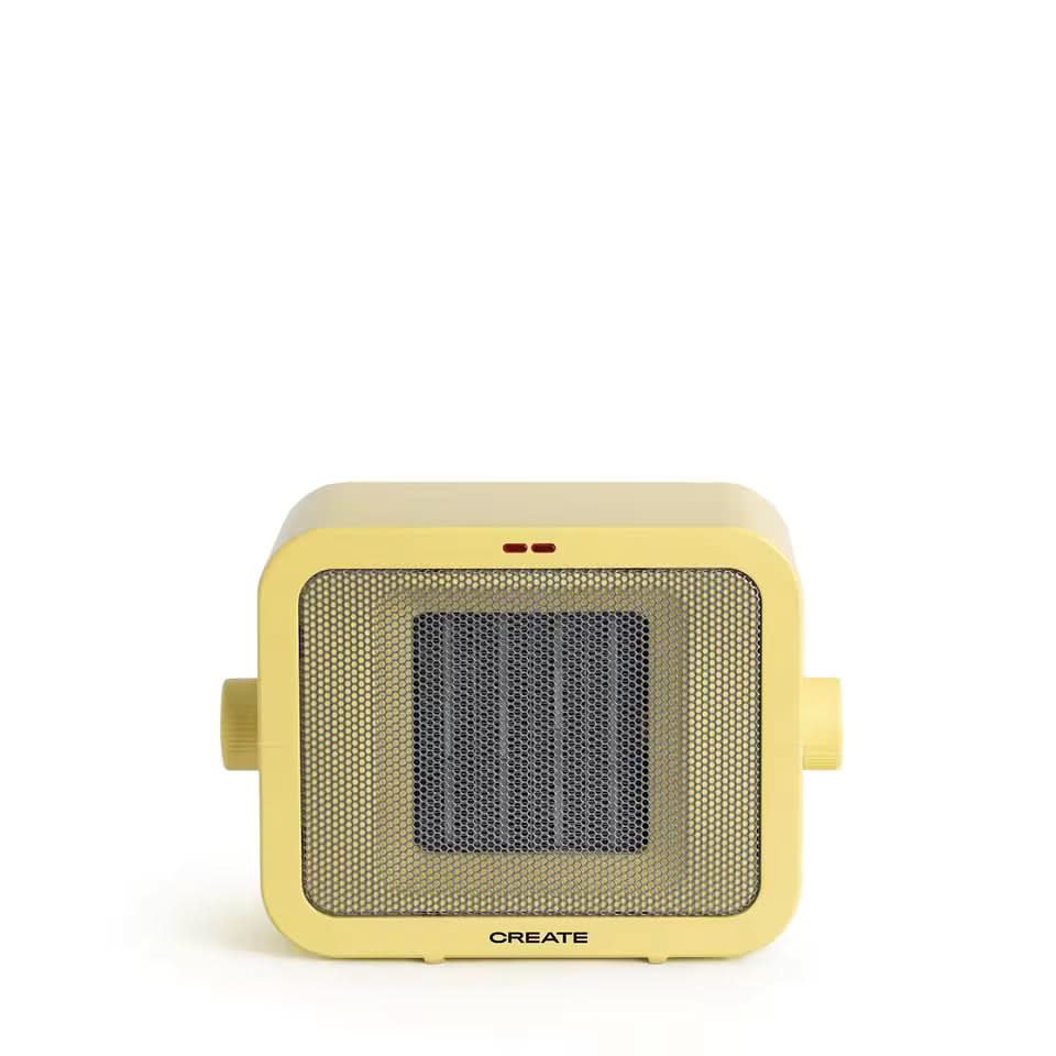 1500 W ceramic fan heater with overheating protection