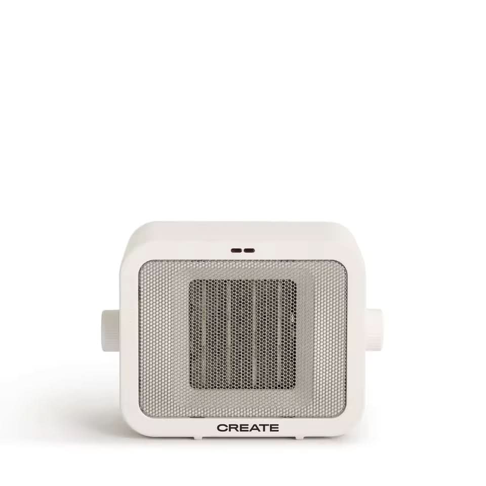 1500 W ceramic fan heater with overheating protection