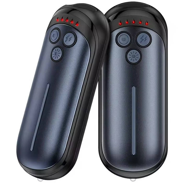Electric hand warmer 2-pack with 6000 mAh and 5 heat settings