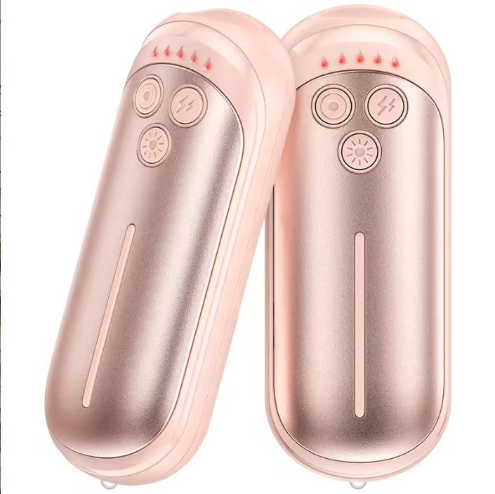Electric hand warmer 2-pack with 6000 mAh and 5 heat settings