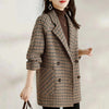 Women’s Coat with Classic Double-Breasted Design