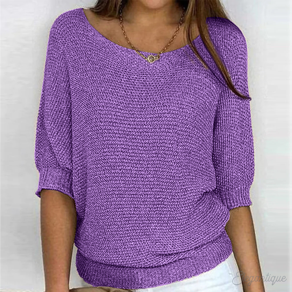 Solid Casual Women's Oversize Sweater Cozy Simplicity for Effortless Everyday Style