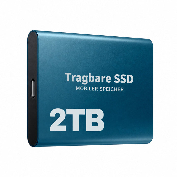 Portable 2 TB SSD for Laptop and PC