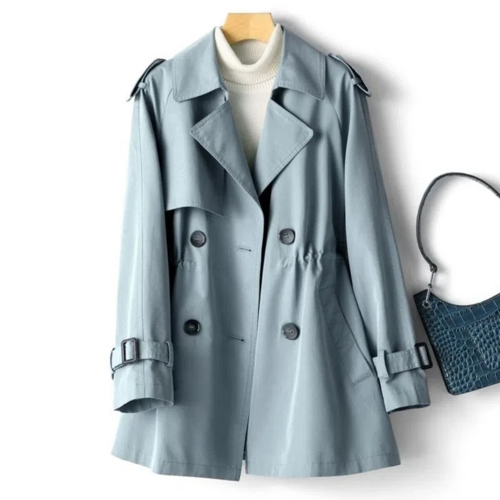 Trendy Long Women's Trench Coat - Mila