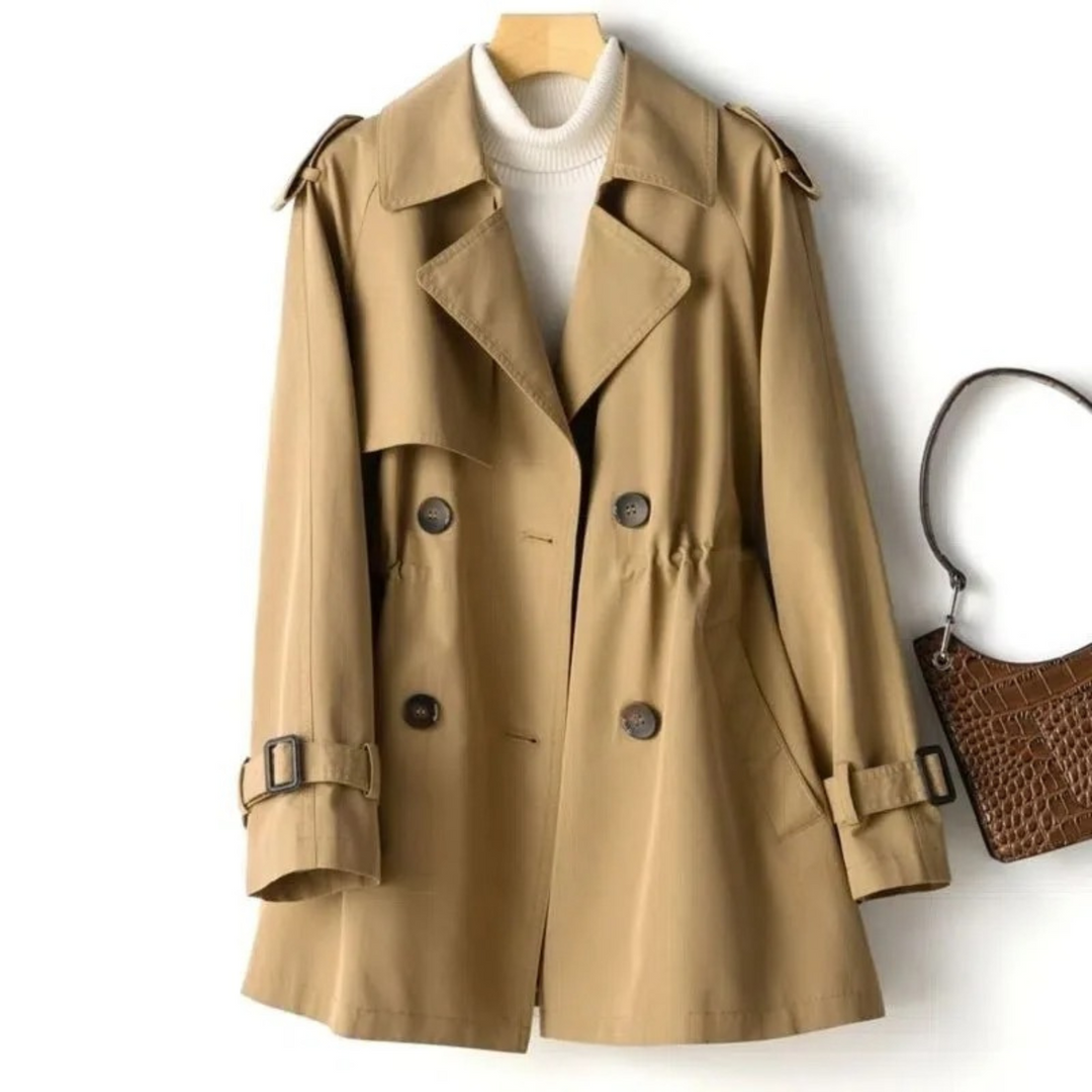 Trendy Long Women's Trench Coat - Mila