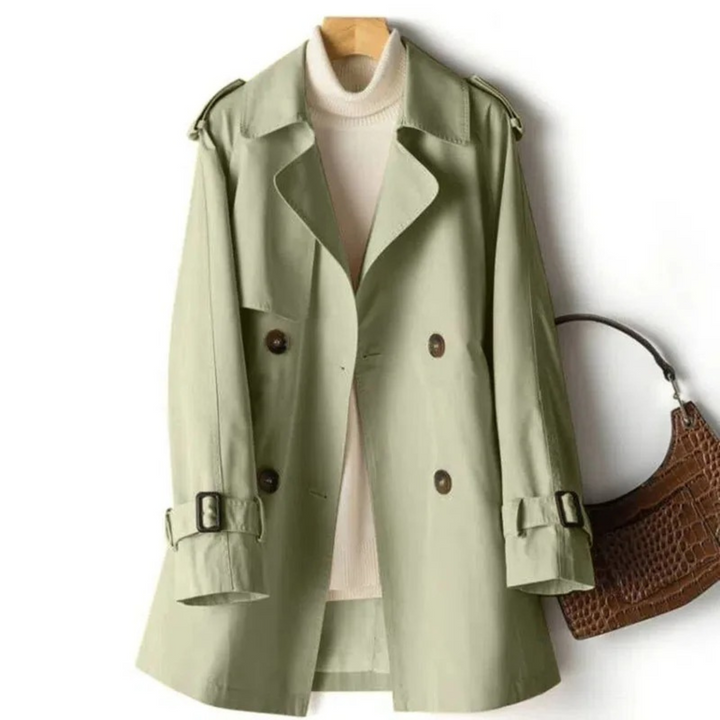 Trendy Long Women's Trench Coat - Mila