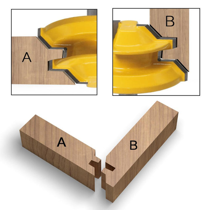 45° Lock Mitre Router Bit