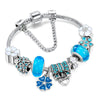 Unique Electroplated Alloy Charm Bracelet Love