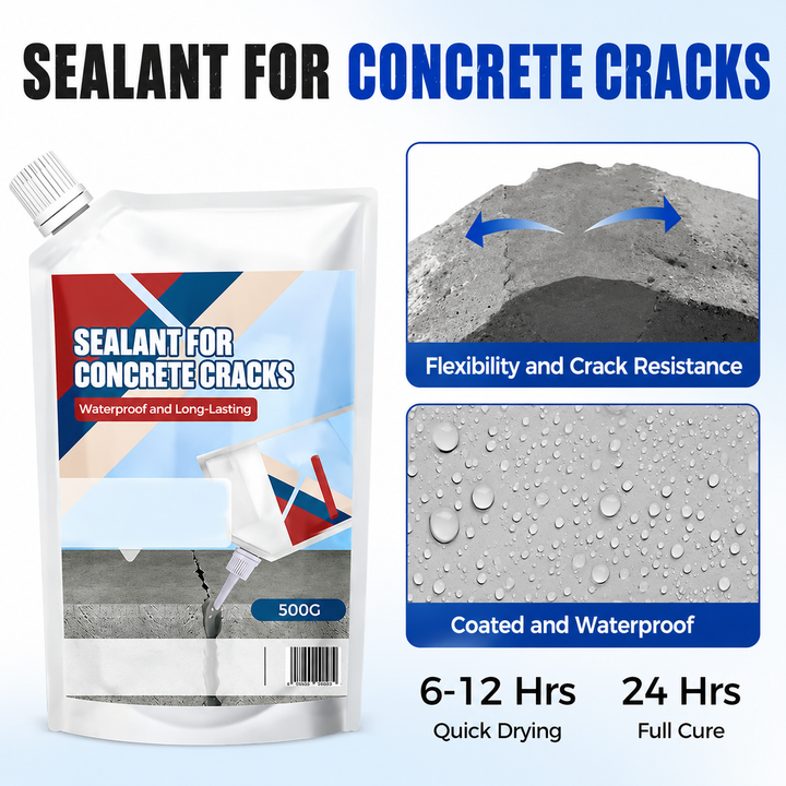 High-Performance Concrete Crack Sealant | Waterproof & Weather-Resistant