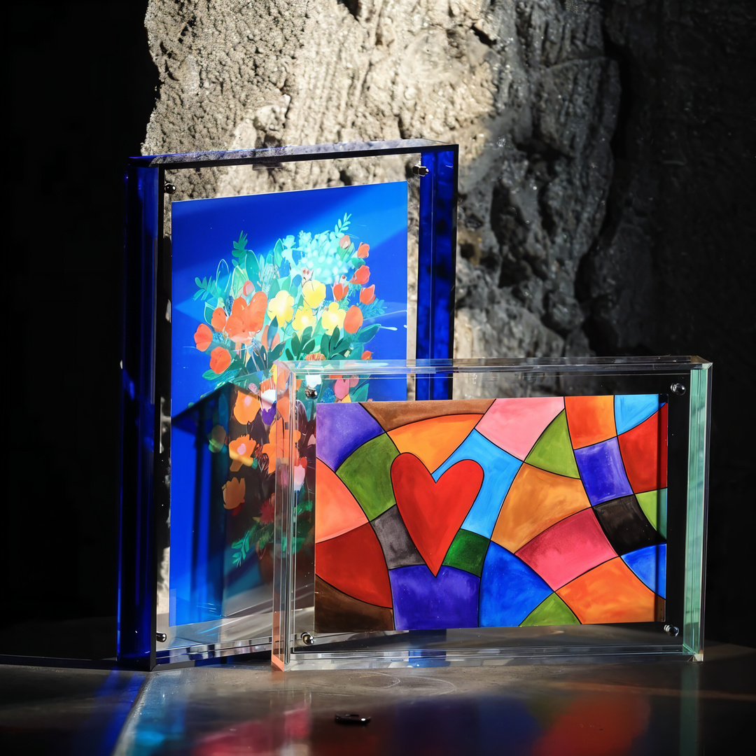 VividAcryl – 80s-Style Neon Acrylic Photo Frames