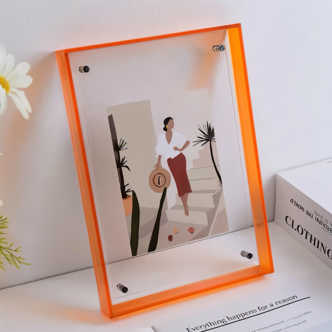 VividAcryl – 80s-Style Neon Acrylic Photo Frames