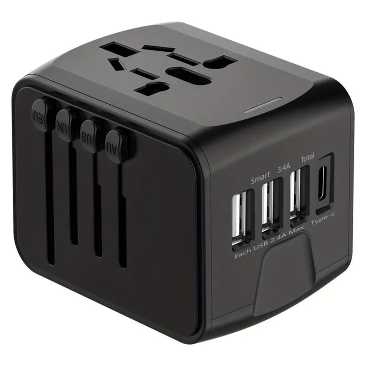 International Travel Plug Adapter Compact, Safe & Fast Charging for Global Use