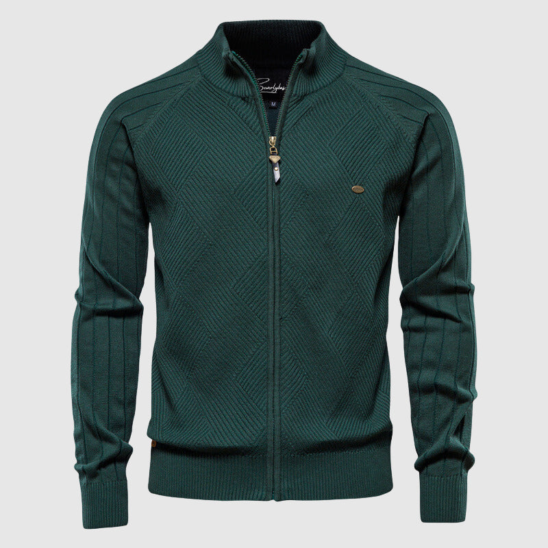 Men’s Cotton Full-Zip Cardigan