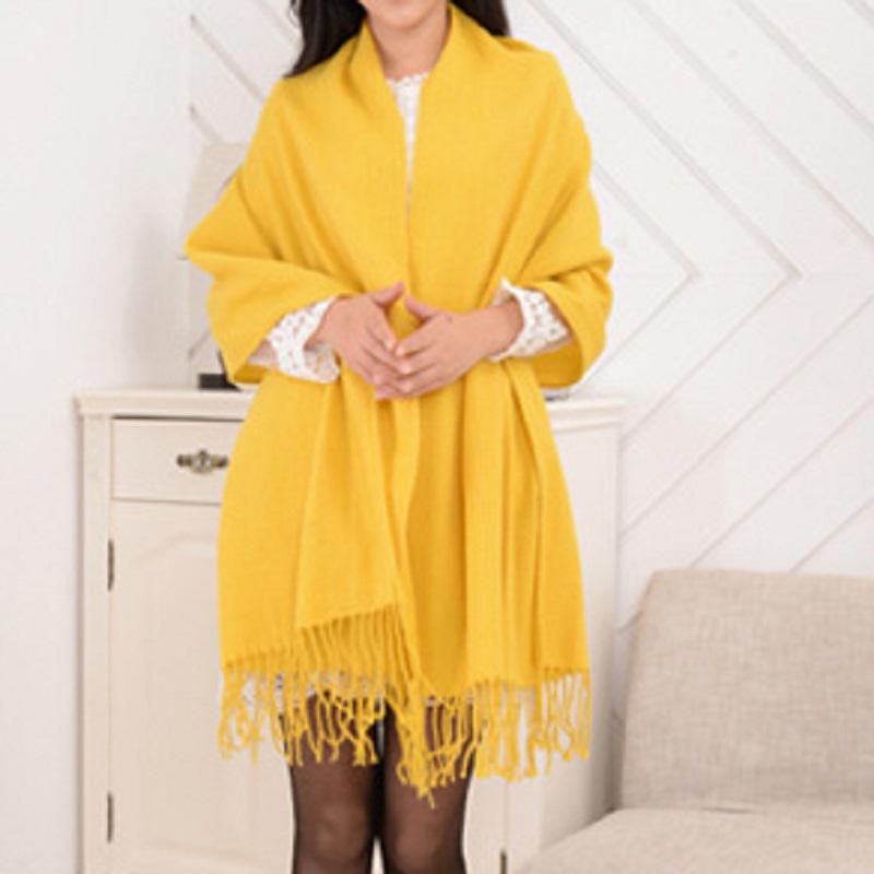 Cashmere Scarf with Diamond Pattern - CashmereDream