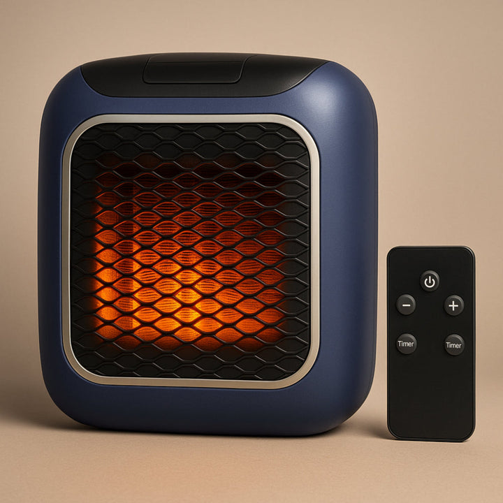 Ceramic wall heater with 16–32 °C thermostat