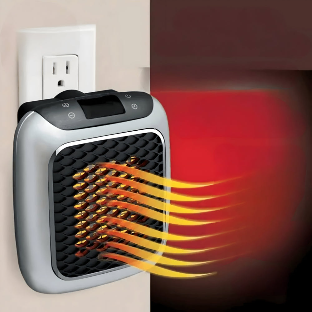 Ceramic wall heater with 16–32 °C thermostat