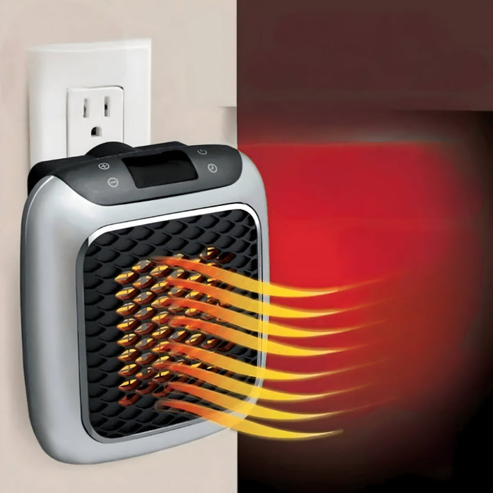 Ceramic wall heater with 16–32 °C thermostat