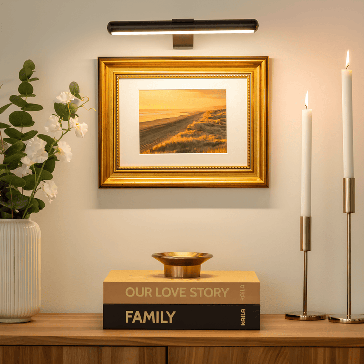 LED Wall Lamp | Dimmable Artistic Lighting | Rechargeable Metal Design | ArtGlow