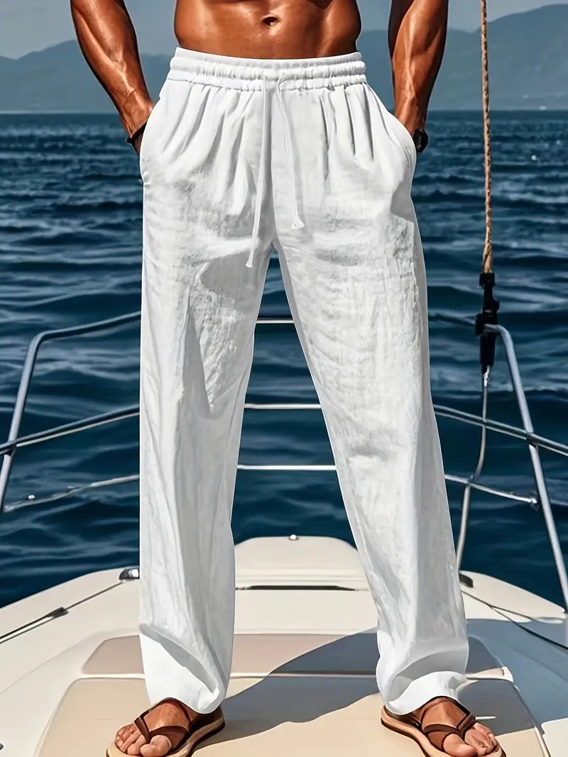 Casual Men's Trousers in Smart-Casual Style - Noel