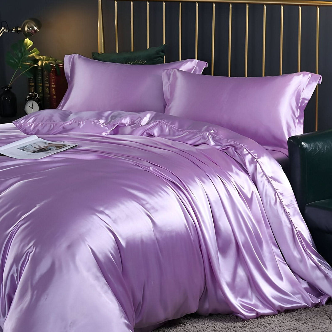 SERENISOFT - High-Quality Mulberry Silk Bedding Set